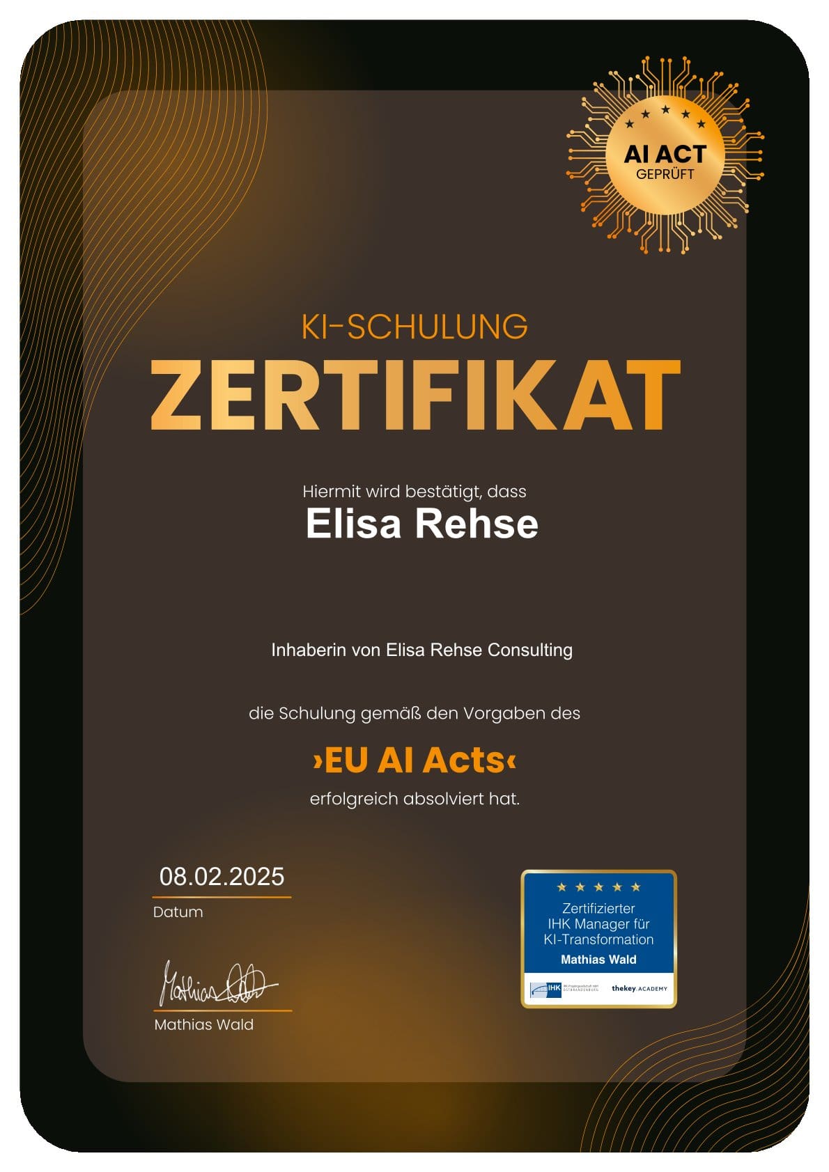 EU AI Act Schulung